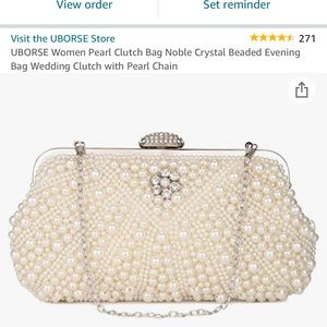 UBORSE Womens peal evening bag